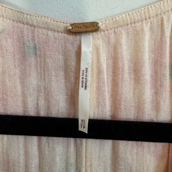 Free People Freddy Tie-side Mini Dress in Multi Floral Size XS - Picture 9 of 10